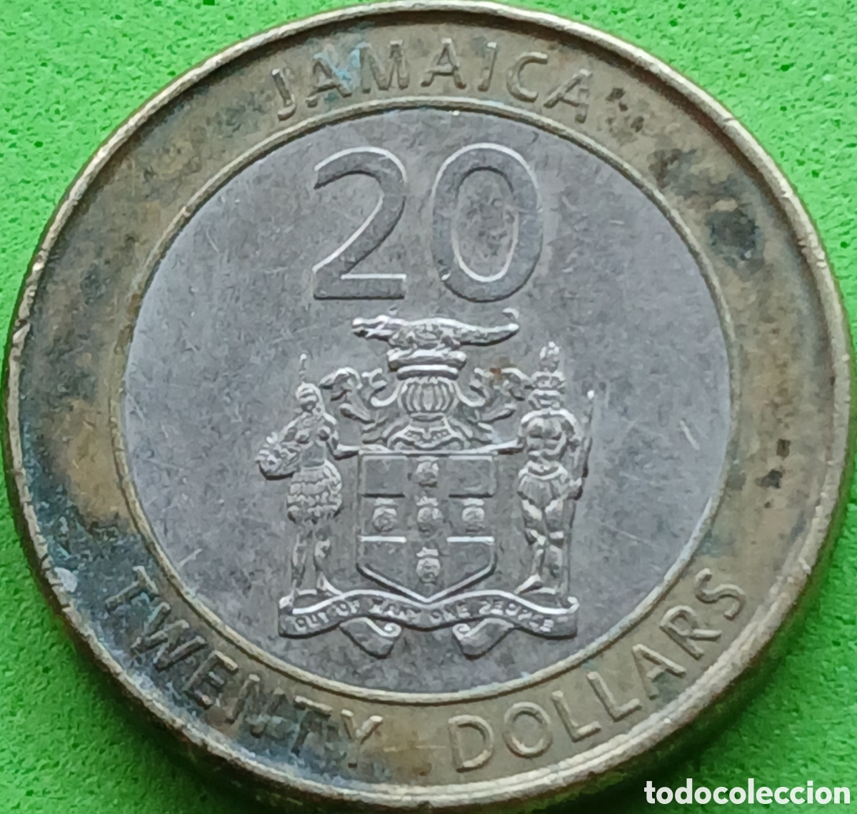 Monedas antiguas de Am&eacute;rica: Jamaica 20 dollars 2015 UC#1