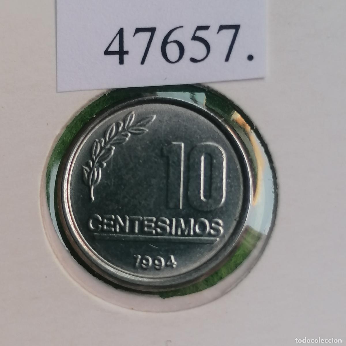 Monedas antiguas de Am&eacute;rica: Uruguay 20 c&eacute;ntimos 1994