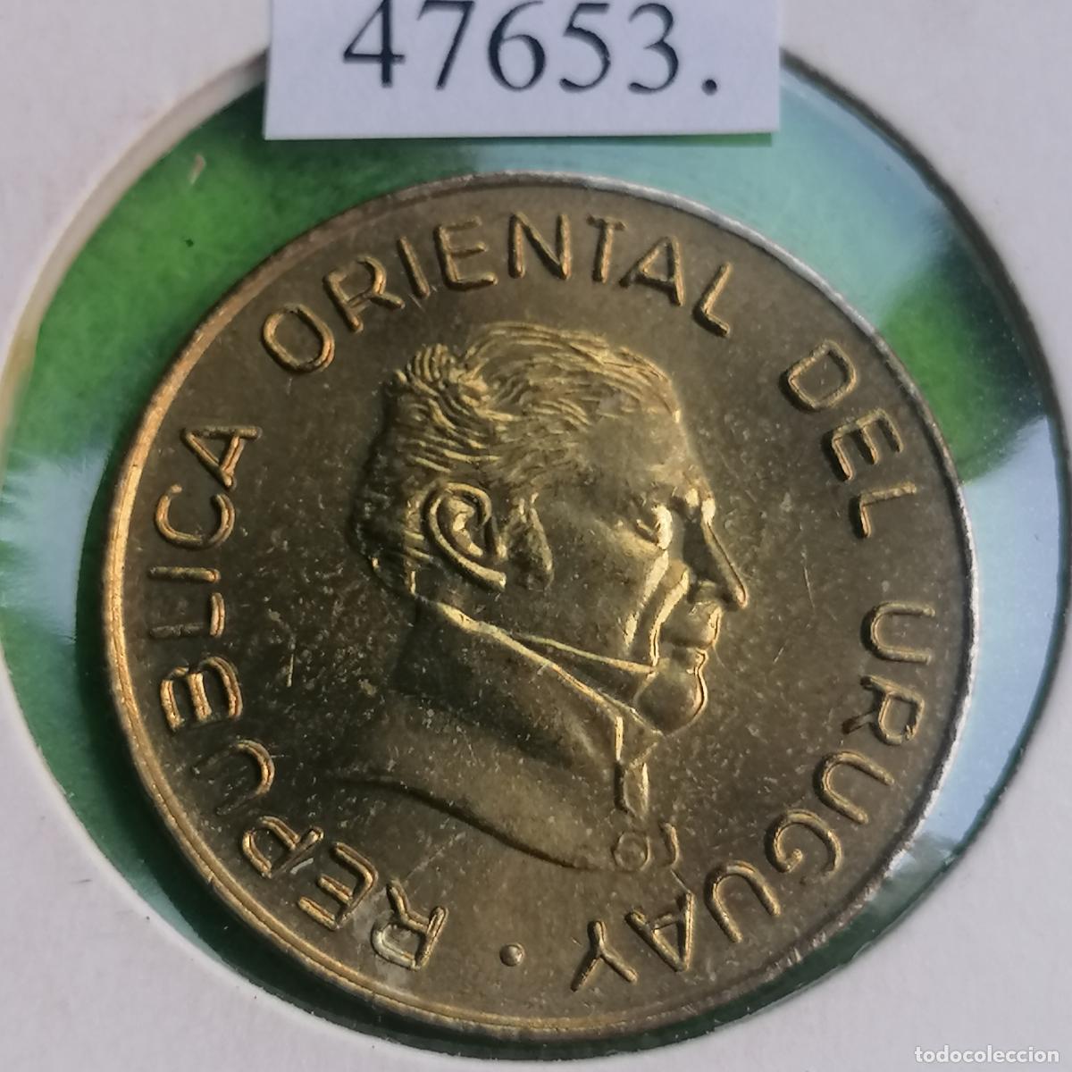 Monedas antiguas de Am&eacute;rica: Uruguay 5 pesos 2003, escribe al menos 20 caracteres