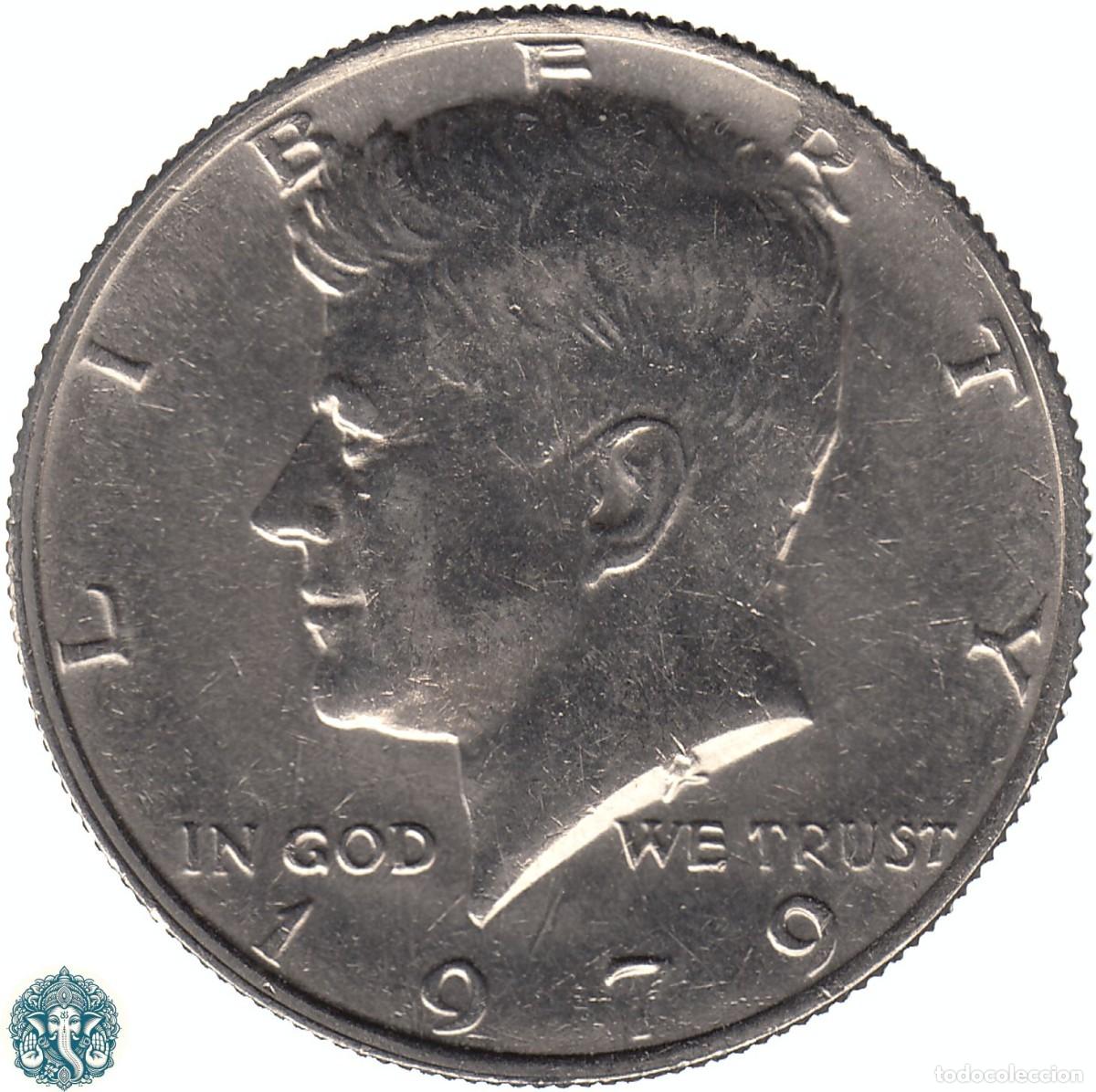 Monedas antiguas de Am&eacute;rica: ESTADOS UNIDOS &frac12; Medio D&oacute;lar Half Dolar 1979 Kennedy Sin marca de Ceca (Philadelphia) KM#A202b