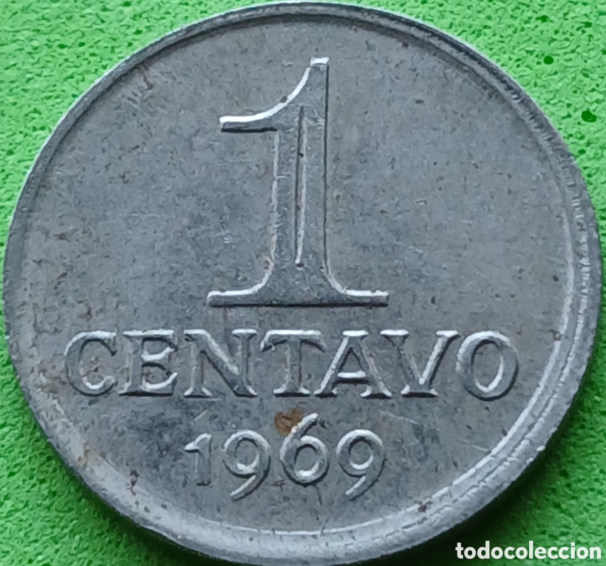 Monedas antiguas de Am&eacute;rica: Brasil 1 centavo 1969 km#575.2