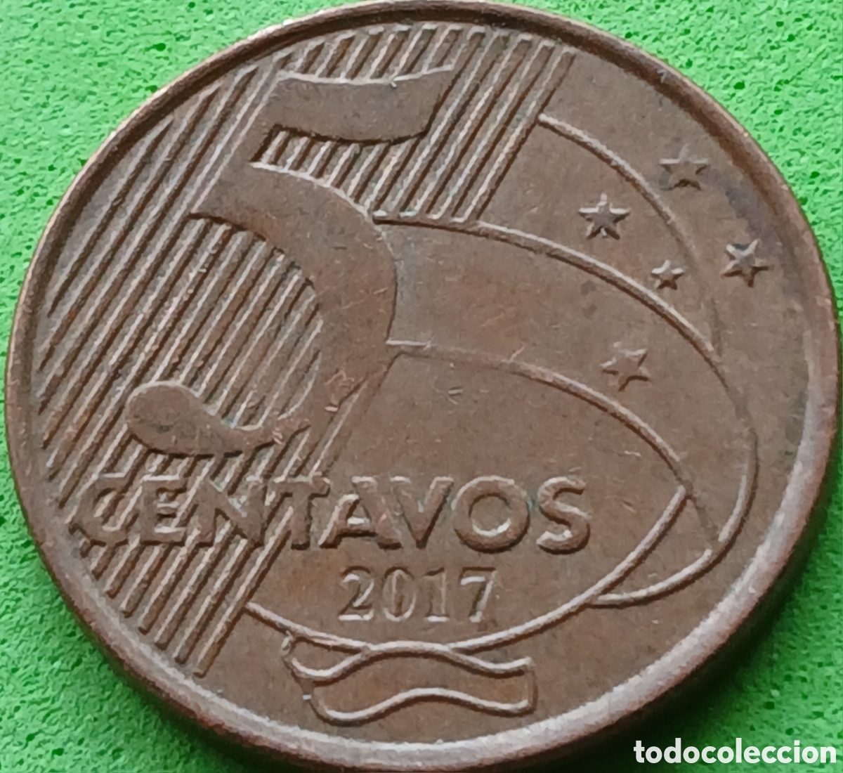 Monedas antiguas de Am&eacute;rica: Brasil 5 centavos 2017 km#648