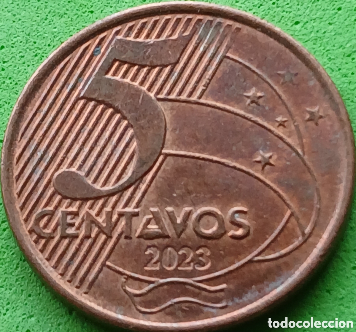 Monedas antiguas de Am&eacute;rica: Brasil 5 centavos 2023 km#648