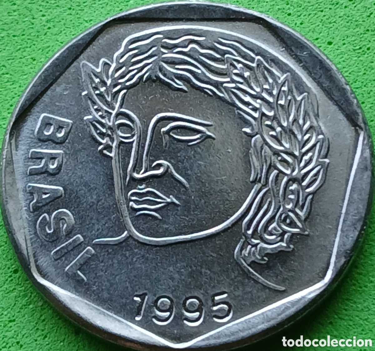 Monedas antiguas de Am&eacute;rica: Brasil 25 centavos 1995 km#634