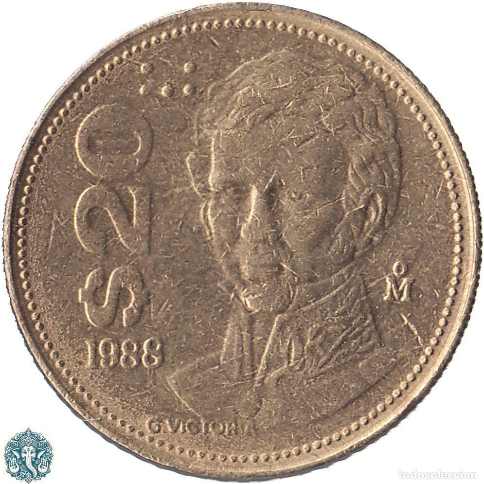 Monedas antiguas de Am&eacute;rica: MEXICO 20 Pesos 1988 Guadalupe Victoria KM#508