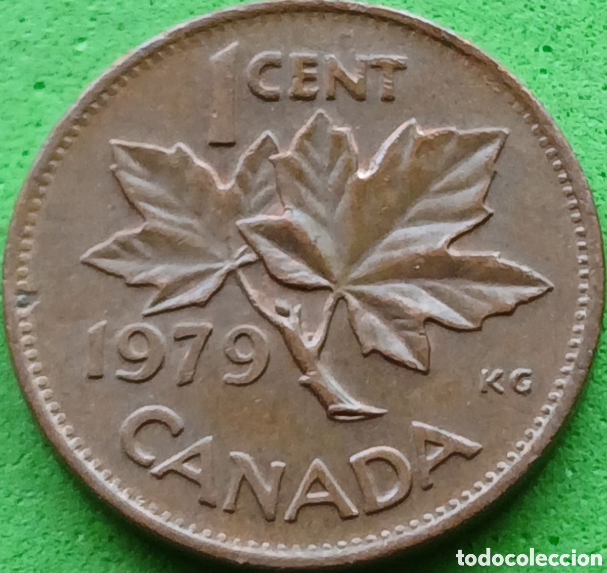 Monedas antiguas de Am&eacute;rica: Canad&aacute; 1 cent 1979 km#59.2