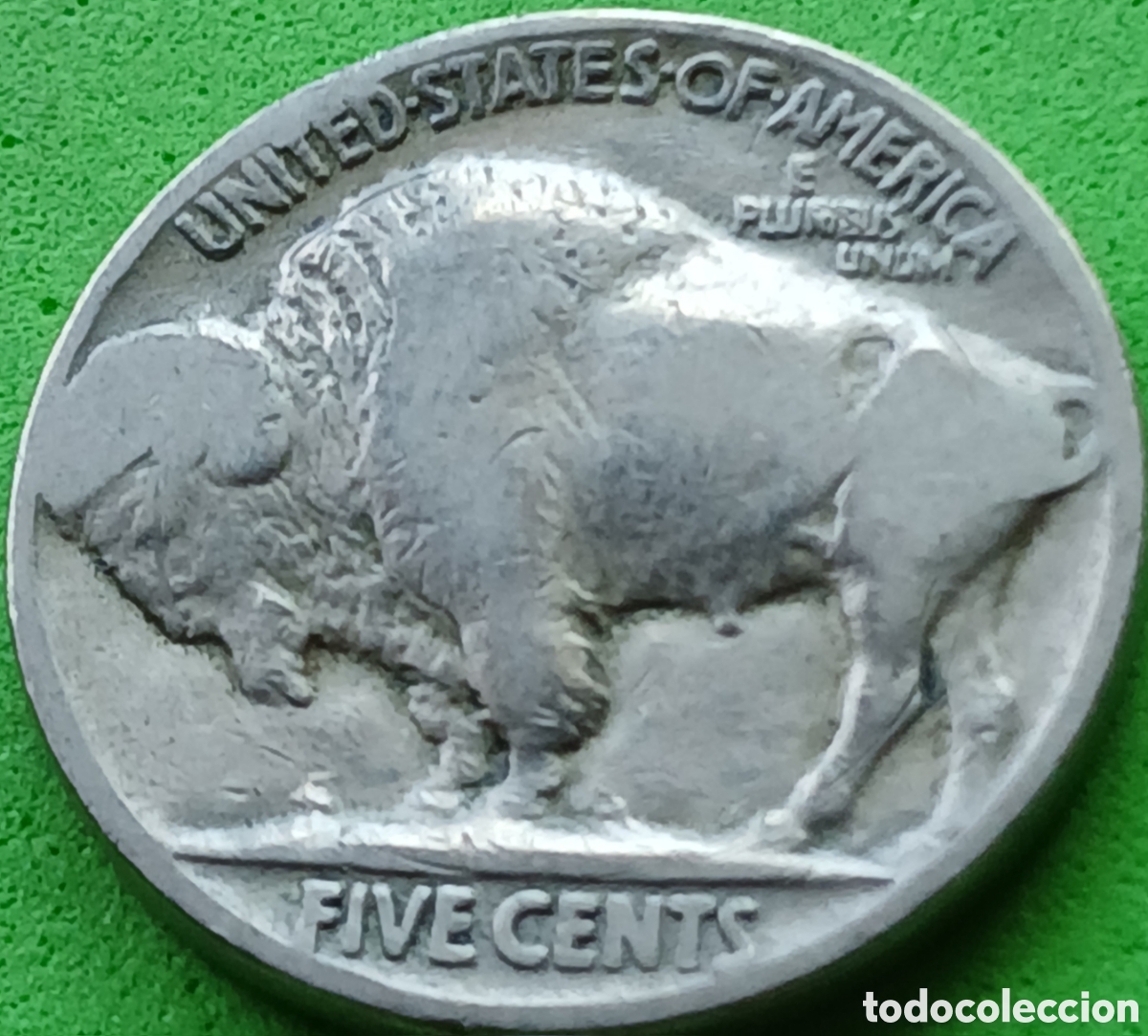 Monedas antiguas de Am&eacute;rica: USA five cents 1928 km#134 sin marca de ceca