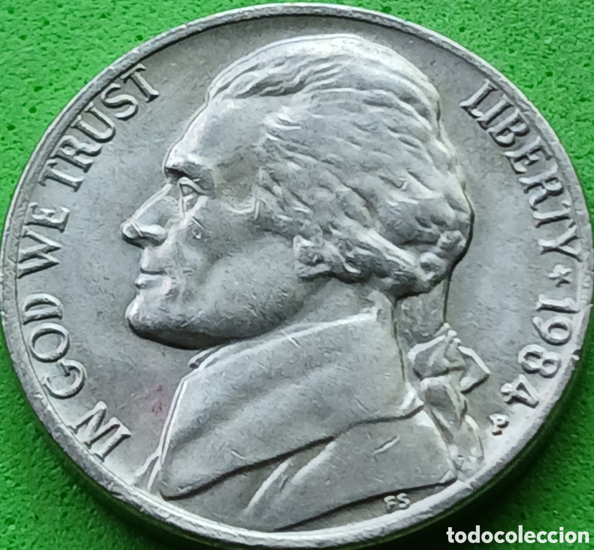 Monnaies anciennes d'Am&eacute;rique: USA five cents 1984 P km#A192