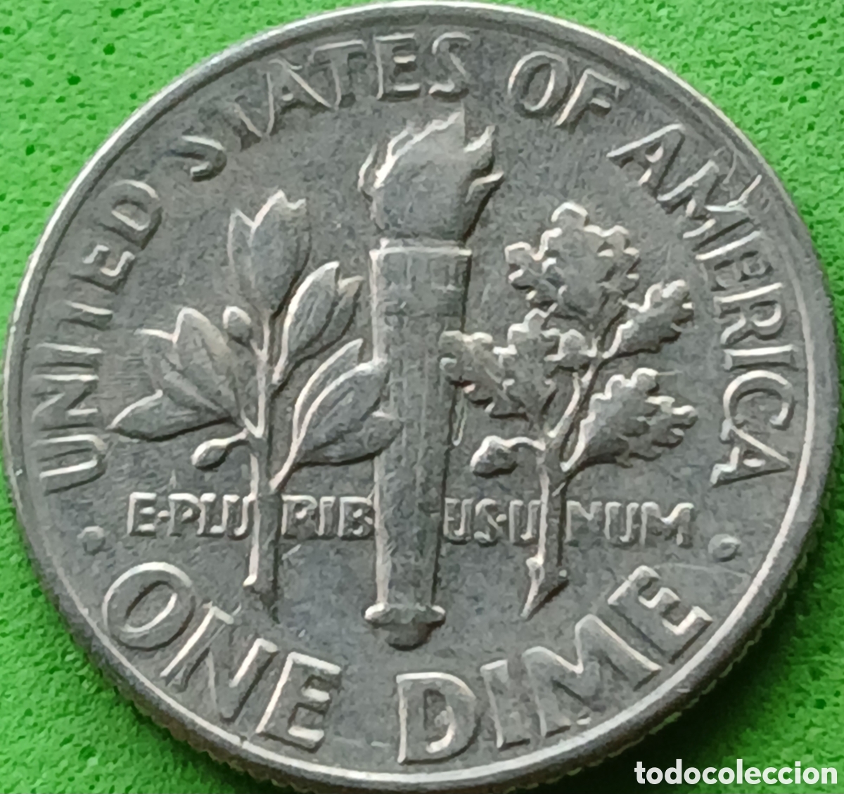 Monedas antiguas de Am&eacute;rica: USA one dime 1969 D km#195a