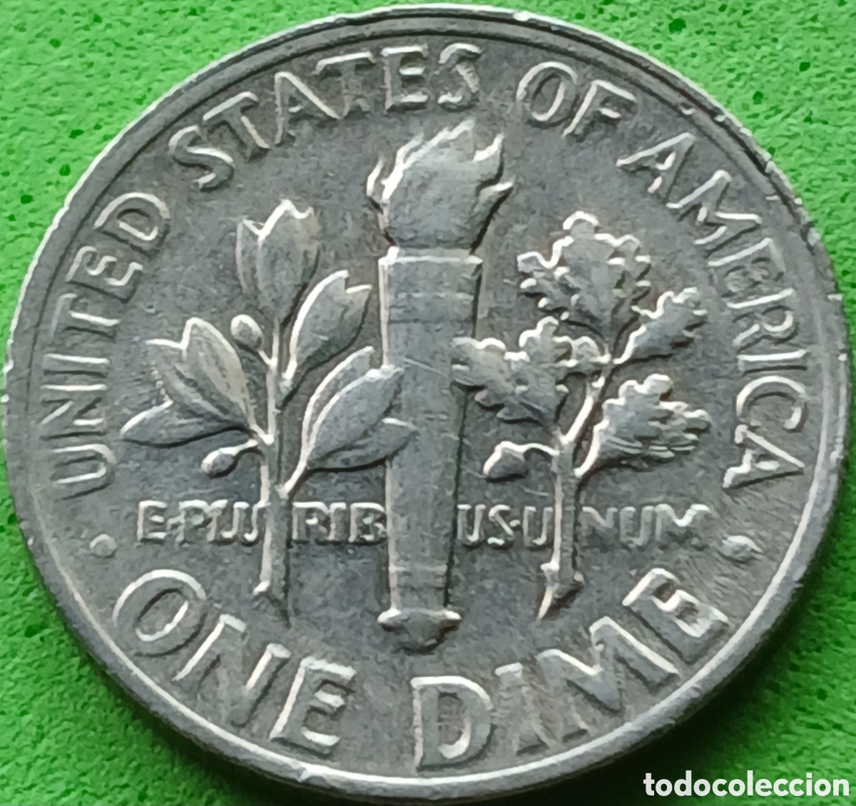 Monedas antiguas de Am&eacute;rica: USA one dime 1968 D km#195a