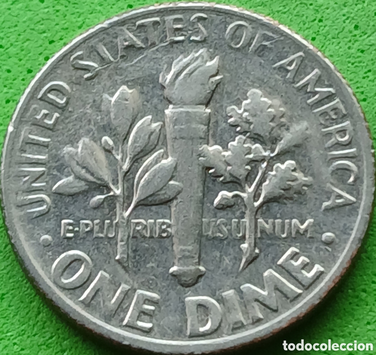 Monedas antiguas de Am&eacute;rica: USA one dime 1972 D km#195a