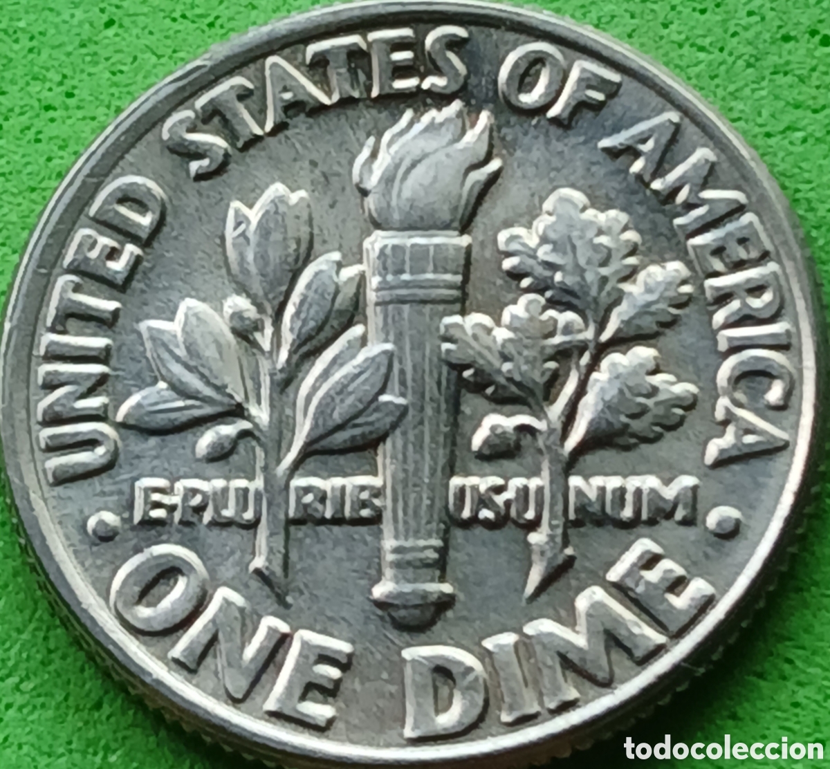 Monedas antiguas de Am&eacute;rica: USA one dime 1981 D km#195a