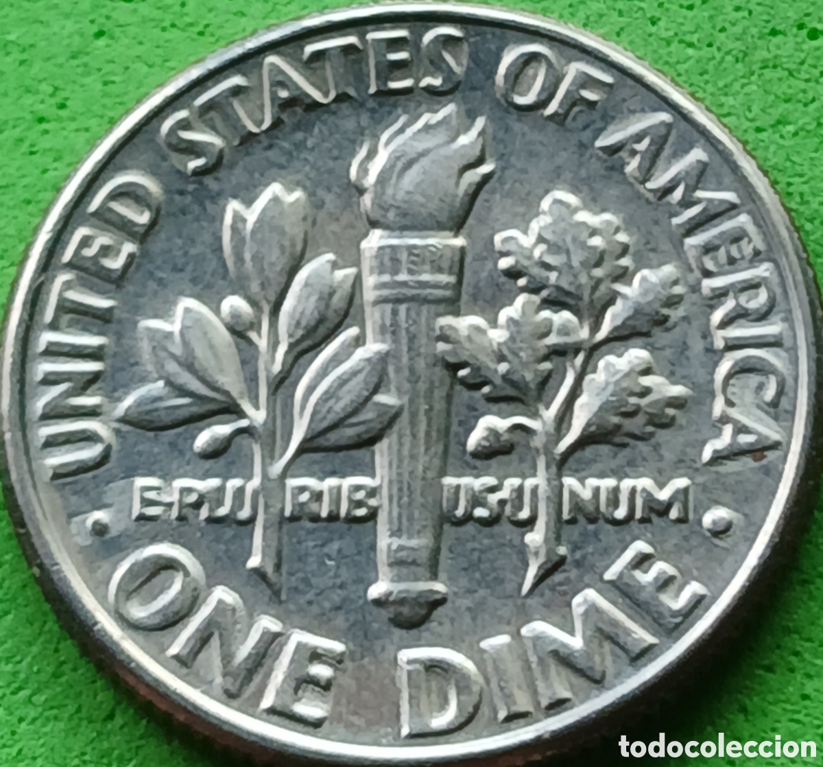 Monedas antiguas de Am&eacute;rica: USA one dime 1983 D km#195a