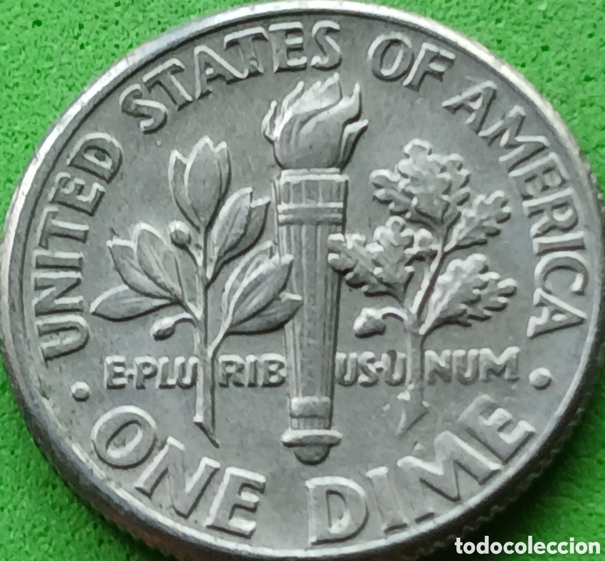 Monedas antiguas de Am&eacute;rica: USA one dime 1989 D km#195a