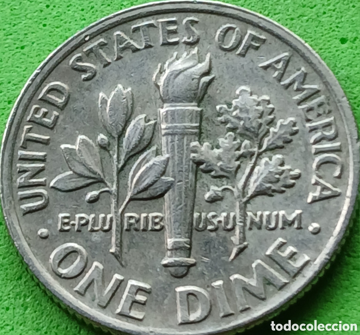 Monedas antiguas de Am&eacute;rica: USA one dime 1990 D km#195a
