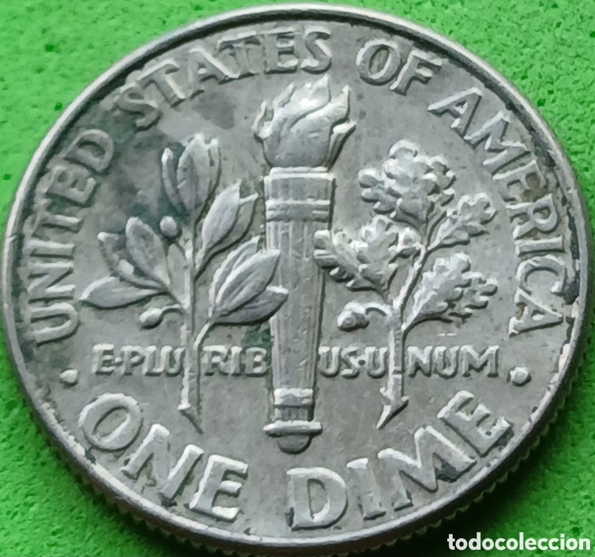 Monedas antiguas de Am&eacute;rica: USA one dime 2001 D km#195a