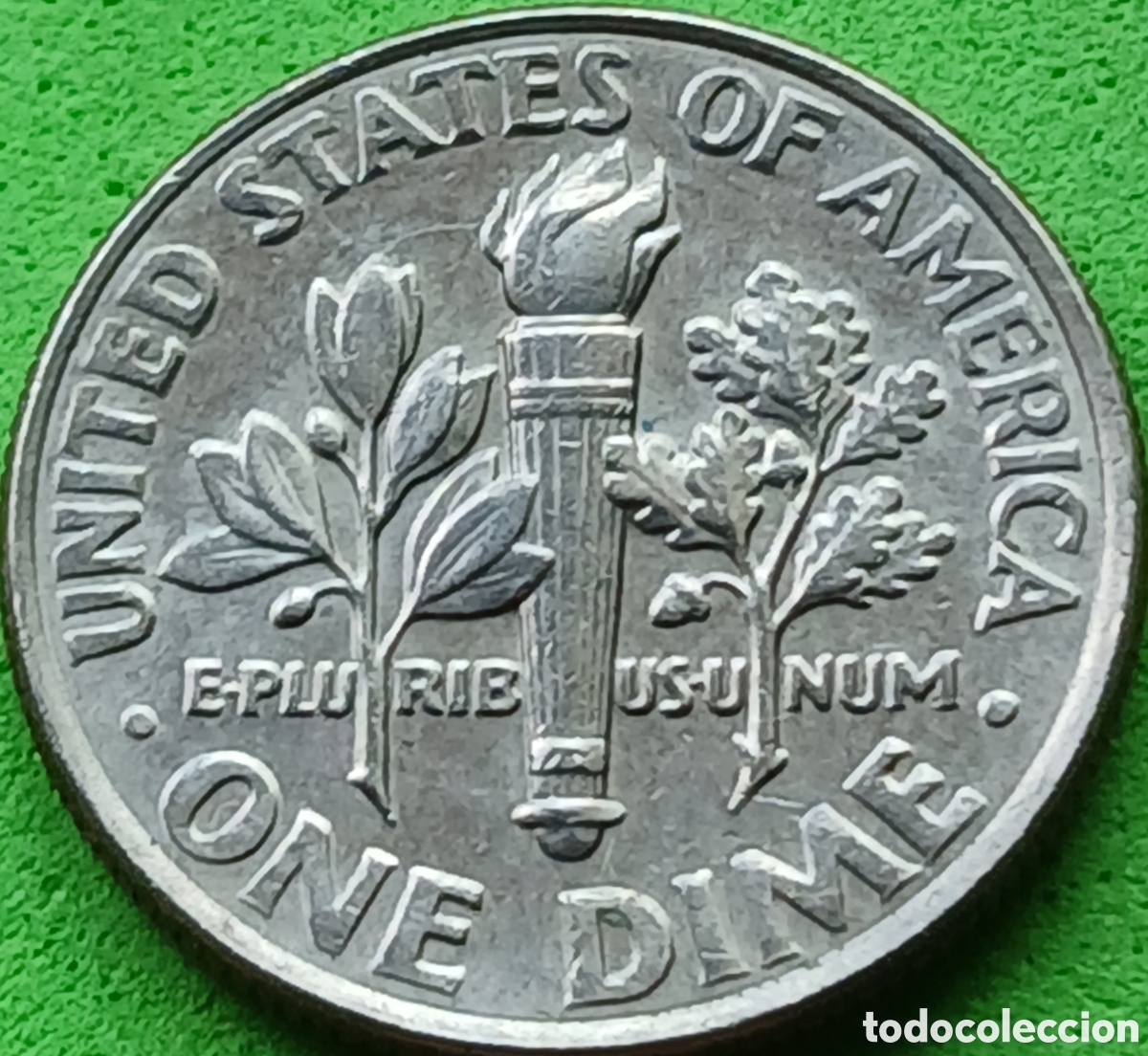 Monedas antiguas de Am&eacute;rica: USA one dime 2002 D km#195a