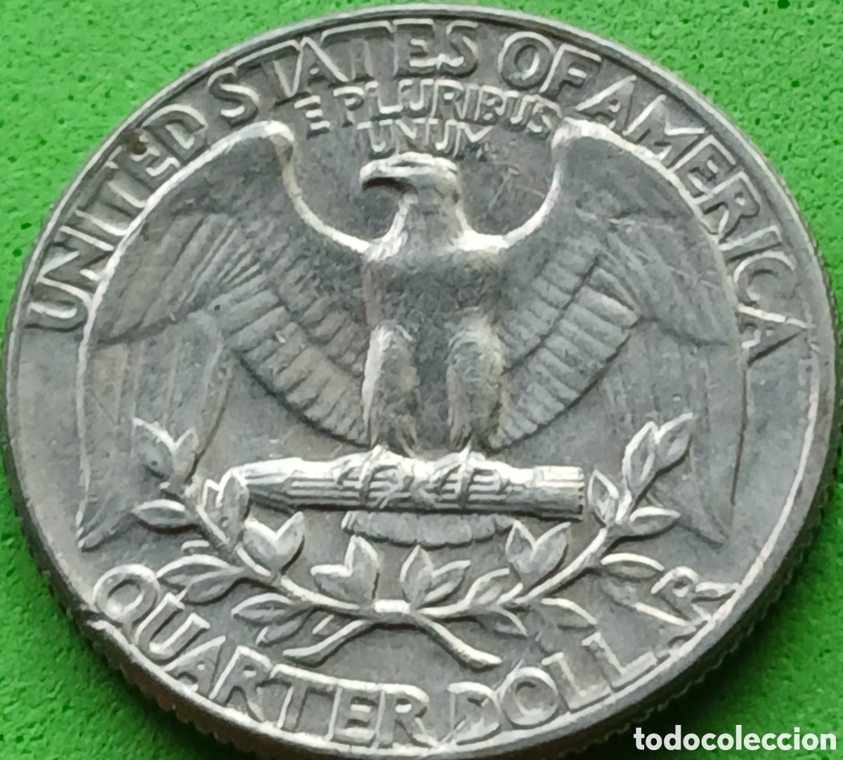 Monedas antiguas de Am&eacute;rica: USA quarter dollar 1972 D km#164a