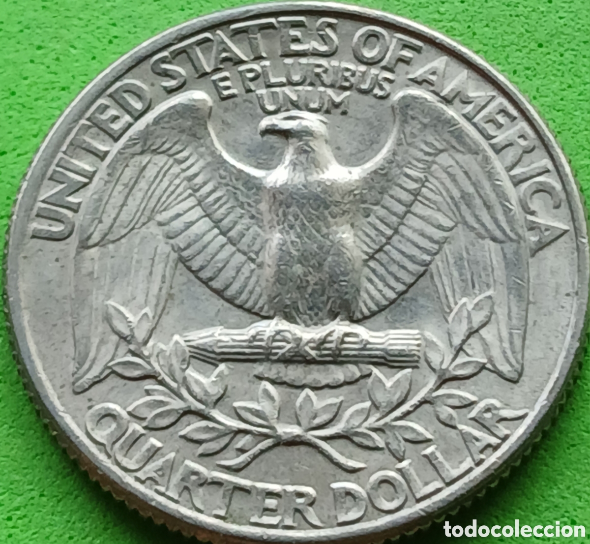Monedas antiguas de Am&eacute;rica: USA quarter dollar 1977 D km#164a