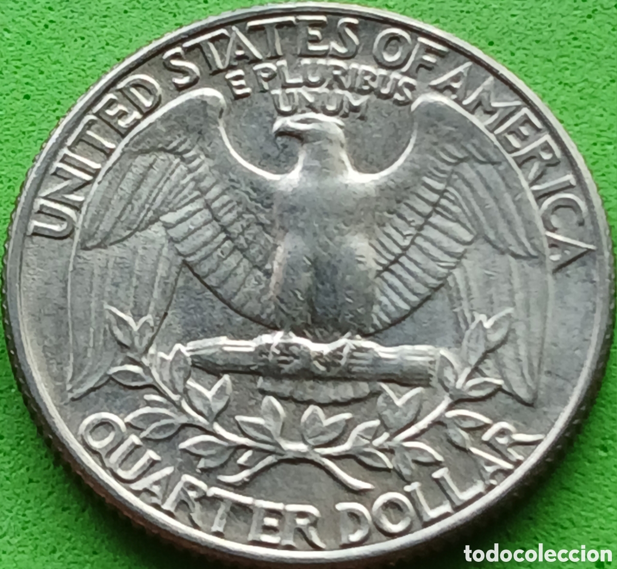 Monedas antiguas de Am&eacute;rica: USA quarter dollar 1980 D km#164a