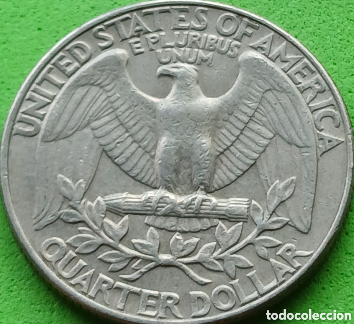 Monedas antiguas de Am&eacute;rica: USA quarter dollar 1987 D km#164a