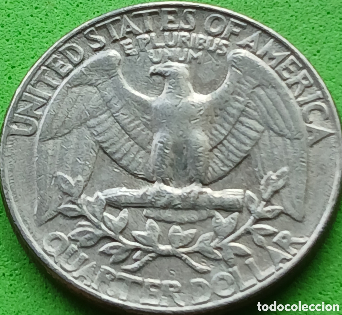 Monedas antiguas de Am&eacute;rica: USA quarter dollar 1988 P km#164a