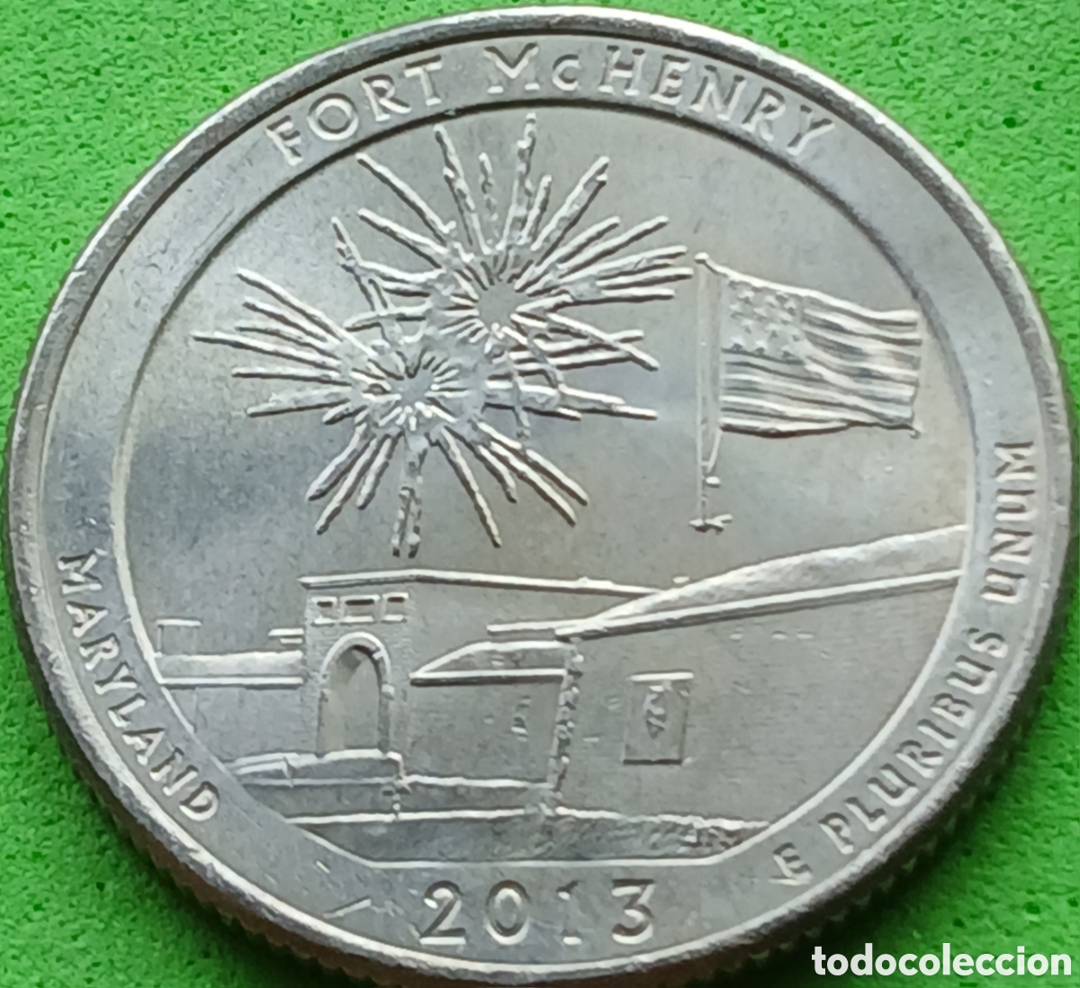 Monedas antiguas de Am&eacute;rica: USA quarter dollar 2013 P km#545 Fort McHenry