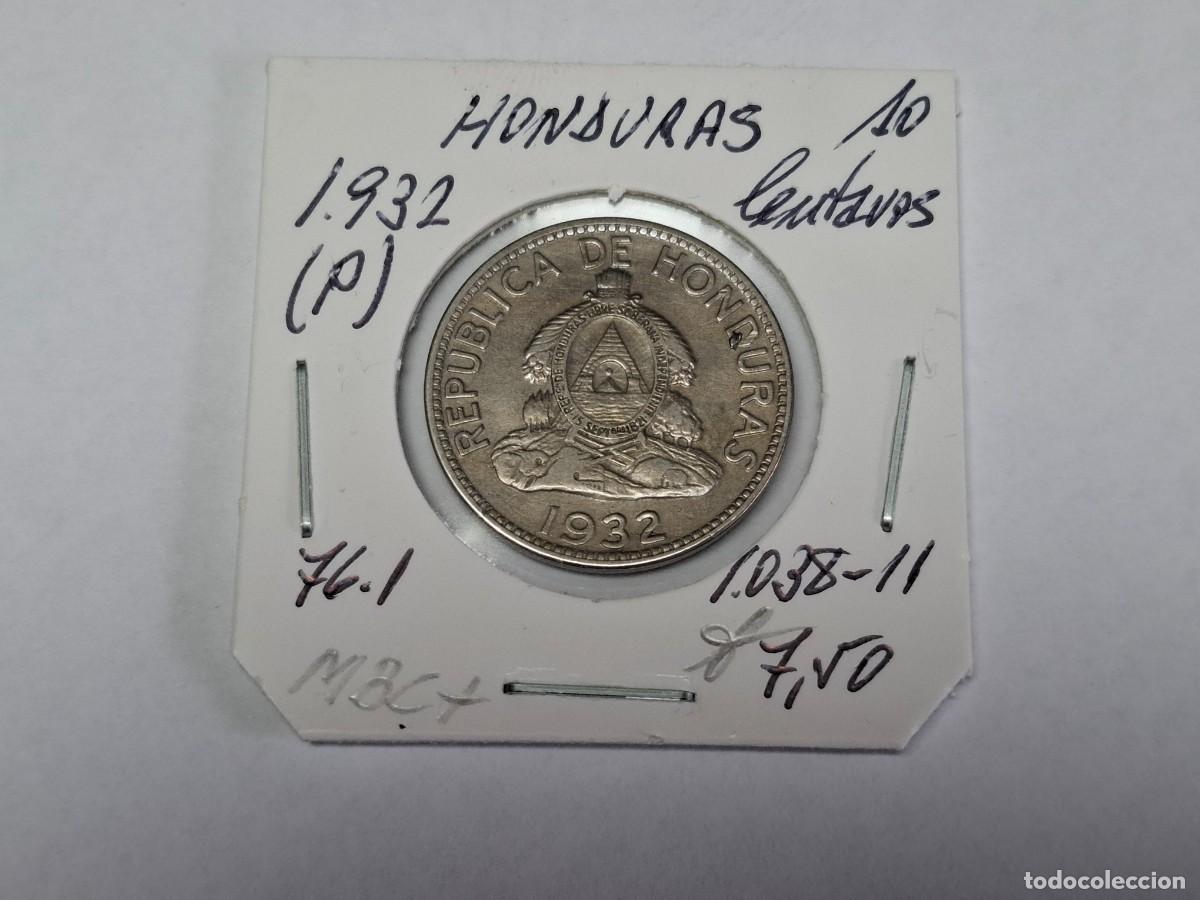 Monedas antiguas de Am&eacute;rica: 10 CENTAVOS de 1932 P KM 76.1 HONDURAS en MBC+