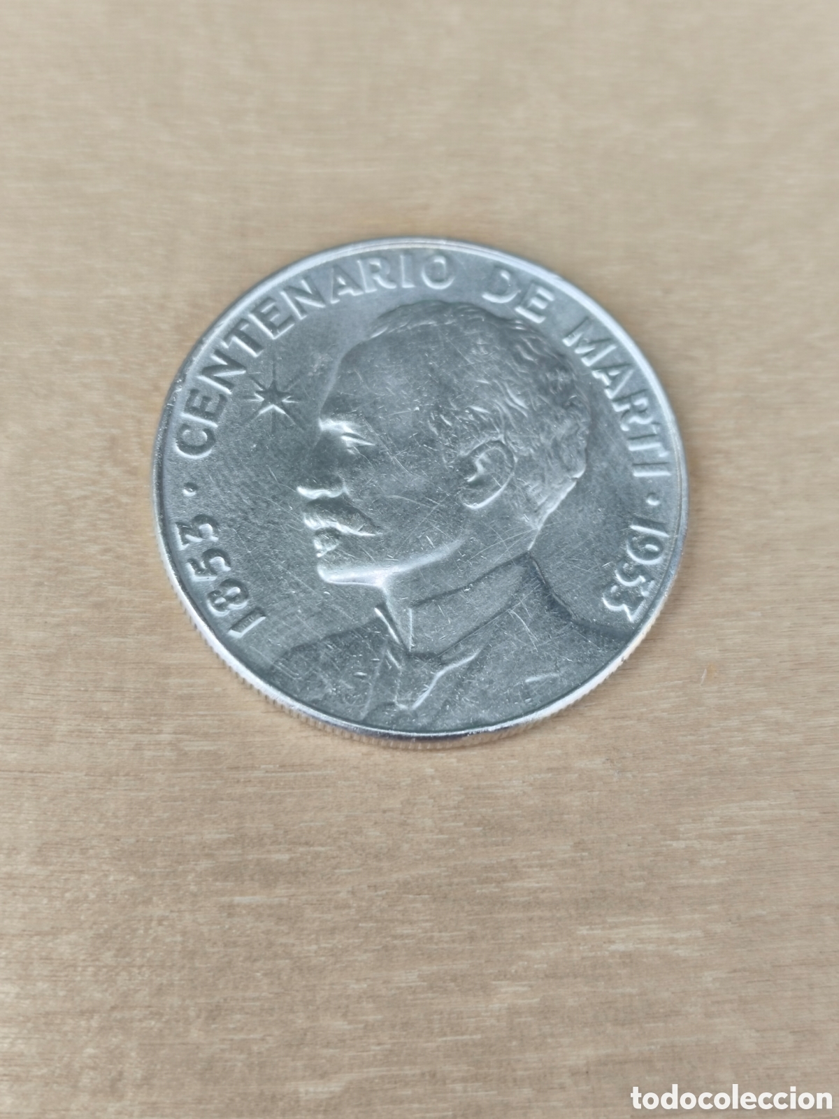Monedas antiguas de Am&eacute;rica: 1 peso Cuba 1953 plata 0.900