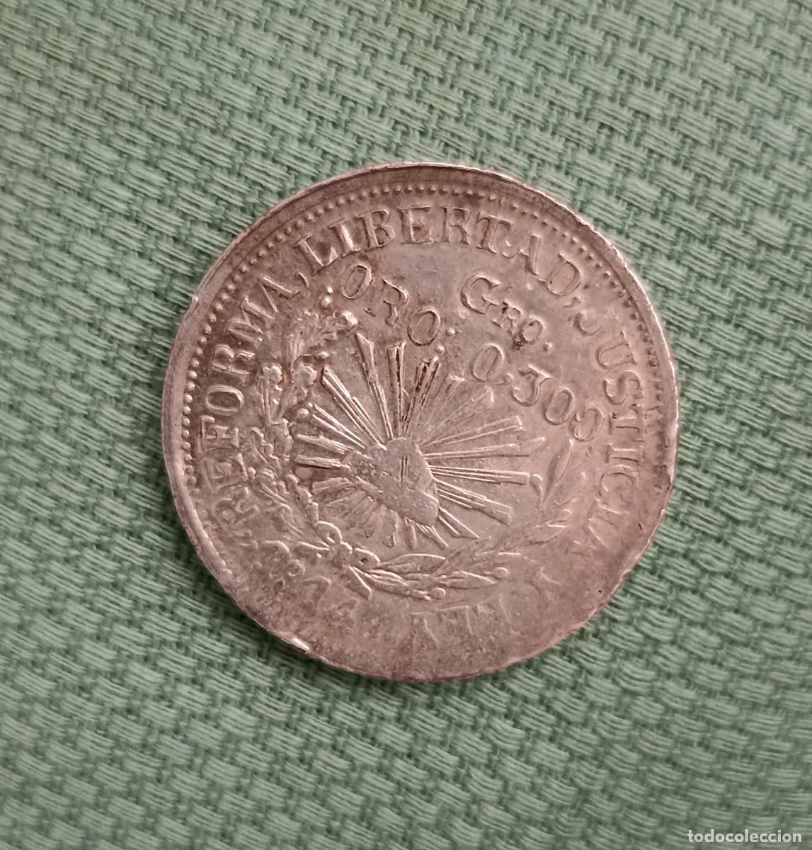 Monedas antiguas de Am&eacute;rica: Peso mexicano de 1914 - Foto 4