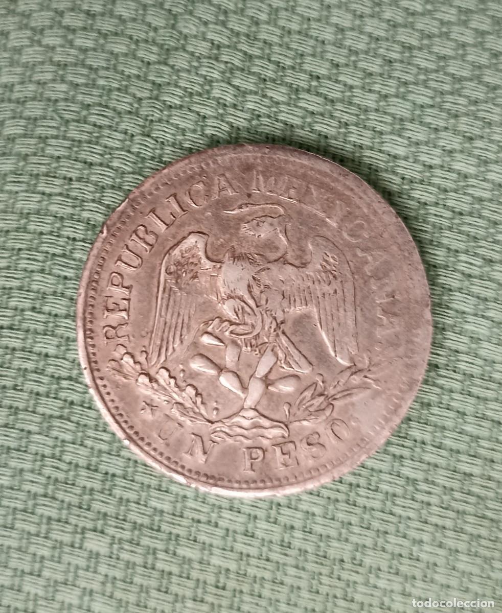Monedas antiguas de Am&eacute;rica: Peso mexicano de 1914 - Foto 7