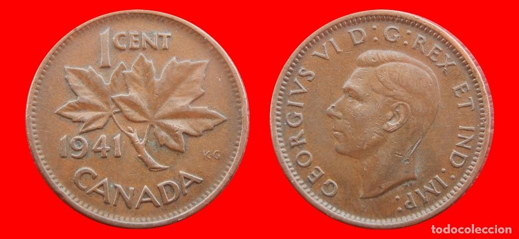 Monedas antiguas de Am&eacute;rica: 1 CENTAVO 1941 CANADA-151635