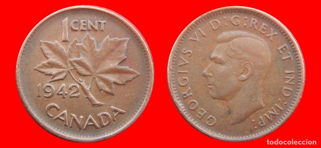 Monedas antiguas de Am&eacute;rica: 1 CENTAVO 1942 CANADA-151636
