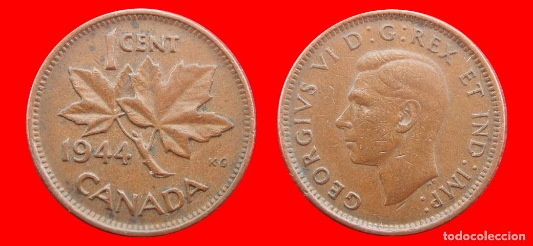 Monedas antiguas de Am&eacute;rica: 1 CENTAVO 1944 CANADA-151638