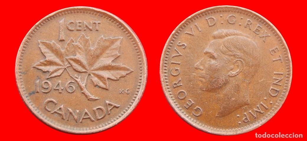 Monedas antiguas de Am&eacute;rica: 1 CENTAVO 1946 CANADA-151640