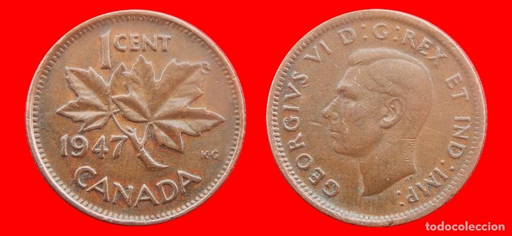 Monedas antiguas de Am&eacute;rica: 1 CENTAVO 1947 CANADA-151641