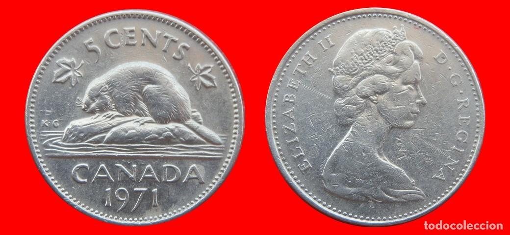 Monedas antiguas de Am&eacute;rica: 5 CENTAVOS 1971 CANADA-151659 - Foto 1