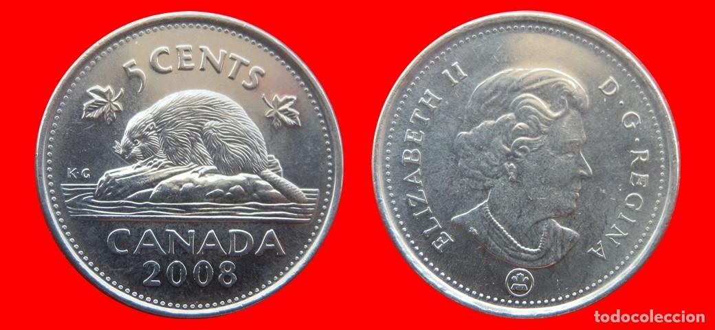 Monedas antiguas de Am&eacute;rica: 5 CENTAVOS 2008 CANADA-151667