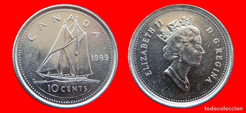 Monedas antiguas de Am&eacute;rica: 10 CENTAVOS 1999 CANADA-151675