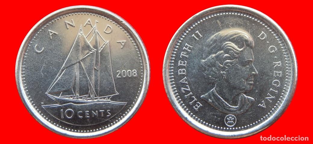 Monedas antiguas de Am&eacute;rica: 10 CENTAVOS 2008 CANADA-151678