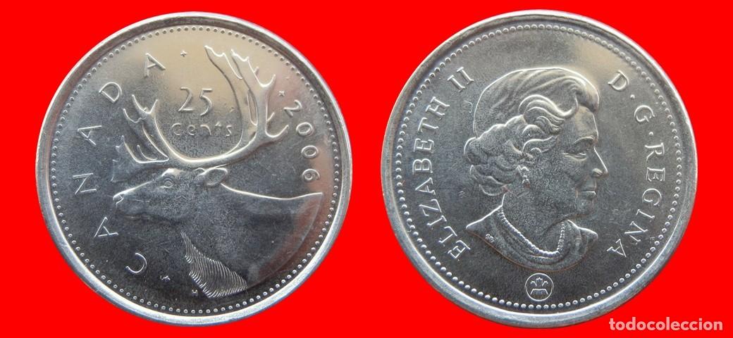Monedas antiguas de Am&eacute;rica: 25 CENTAVOS 2006 CANADA-151681