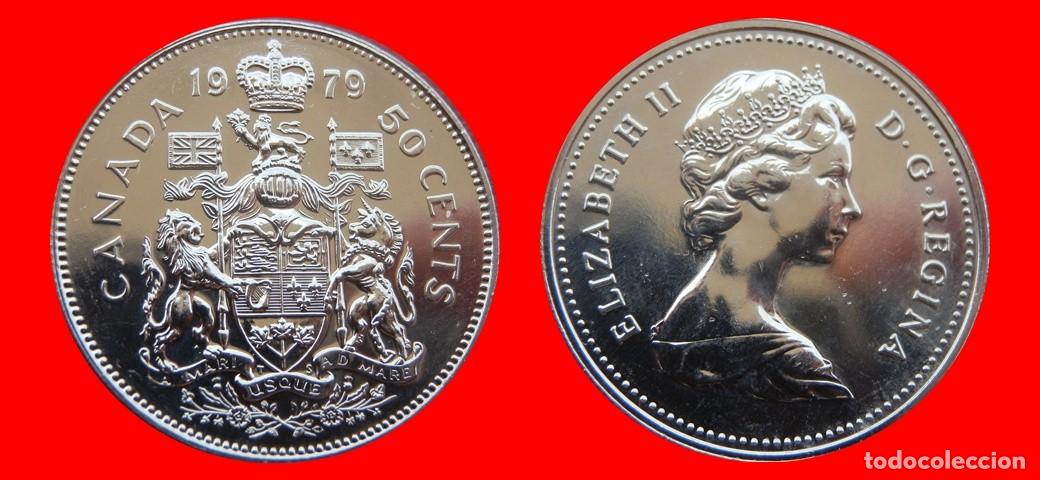 Monedas antiguas de Am&eacute;rica: 50 CENTAVOS 1979 CANADA-151685