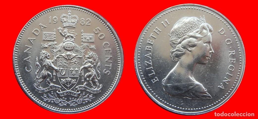 Monedas antiguas de Am&eacute;rica: 50 CENTAVOS 1982 CANADA-151687