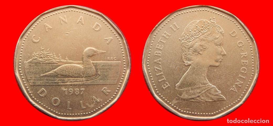 Monedas antiguas de Am&eacute;rica: 1 DOLAR 1987 CANADA-151700