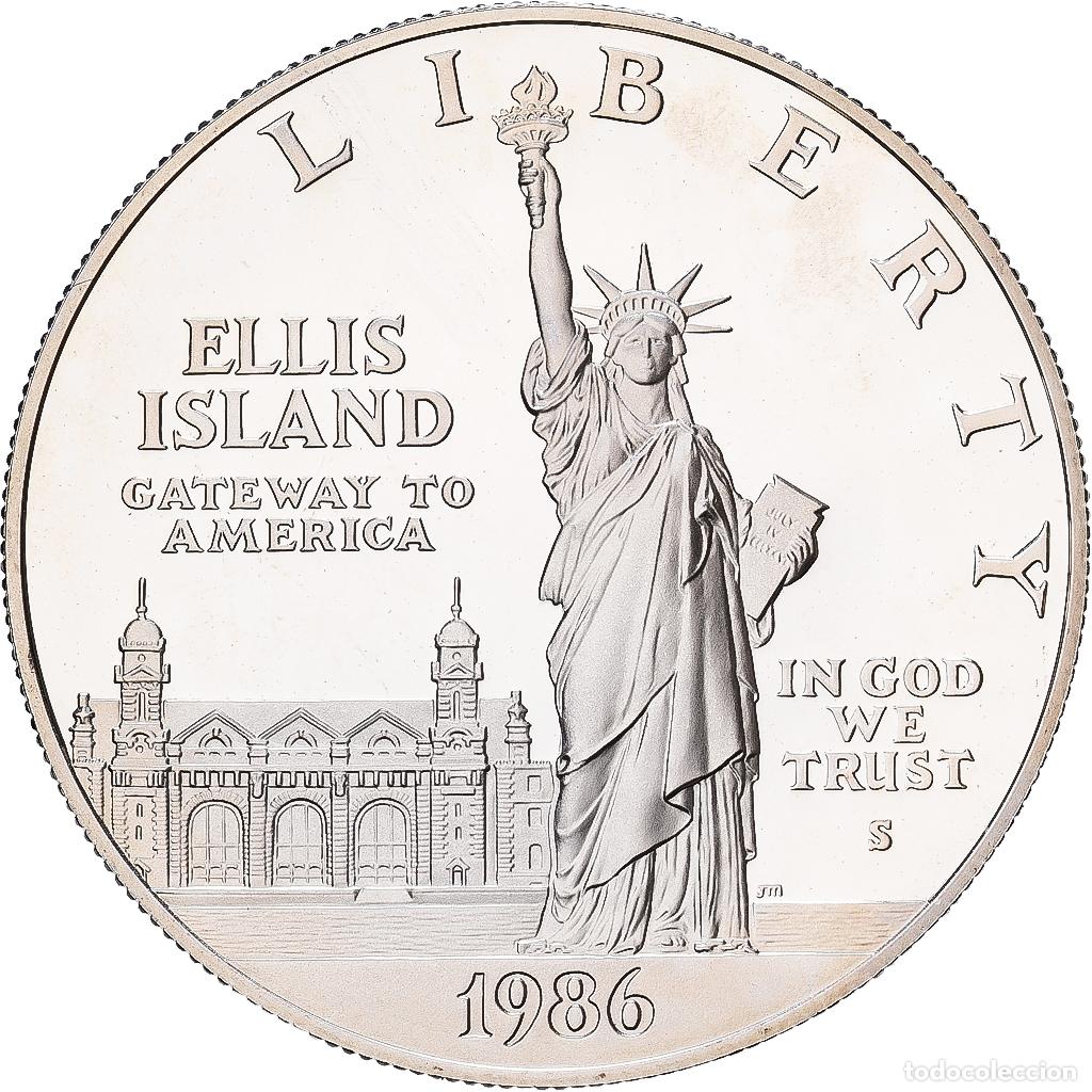 Monedas antiguas de Am&eacute;rica: [#1529675] Estados Unidos, Dollar, 1986, U.S. Mint, Prueba, Plata, FDC, KM:214