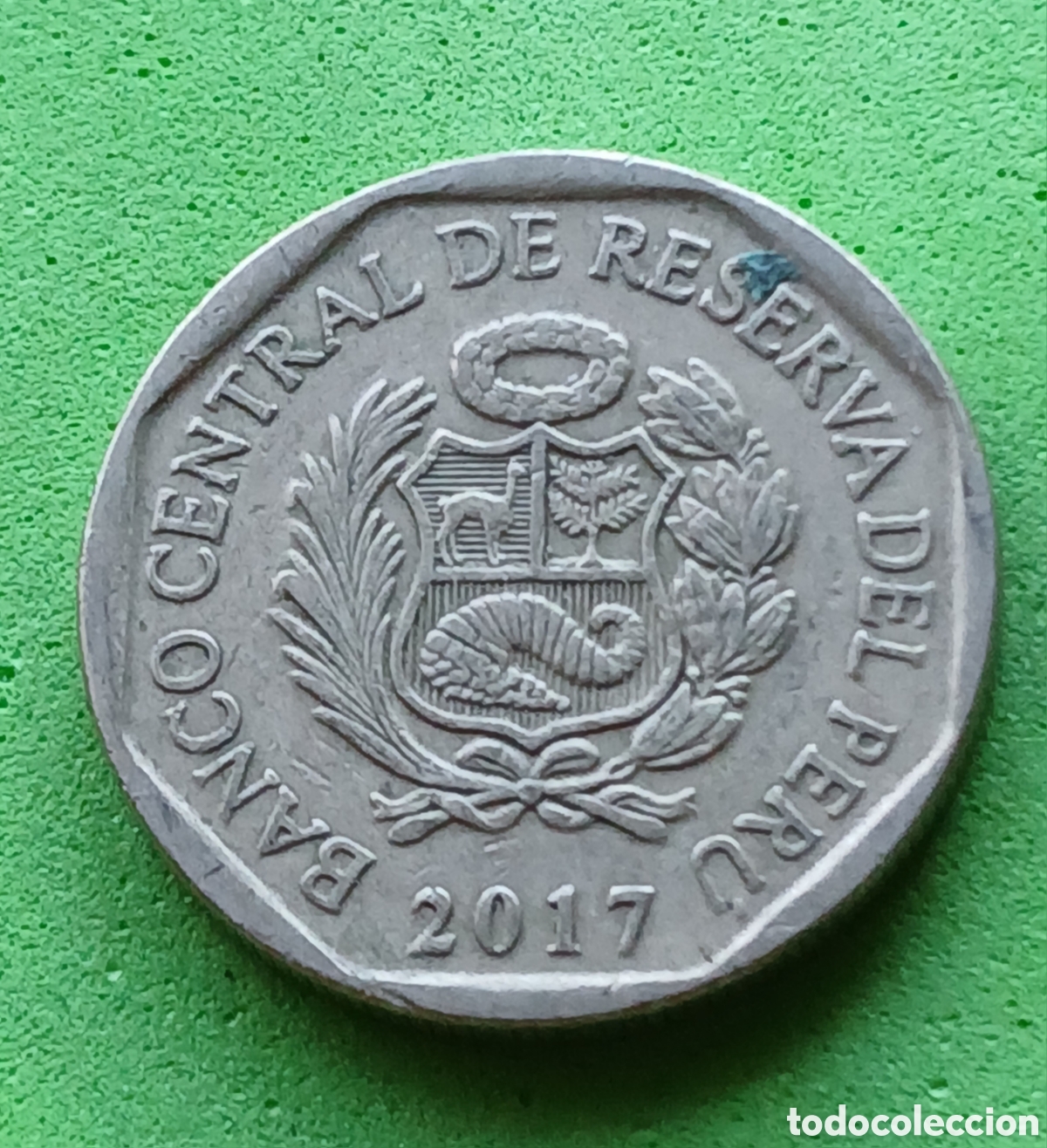 Monedas antiguas de Am&eacute;rica: Per&uacute; 50 c&eacute;ntimos 2017 km#307.4