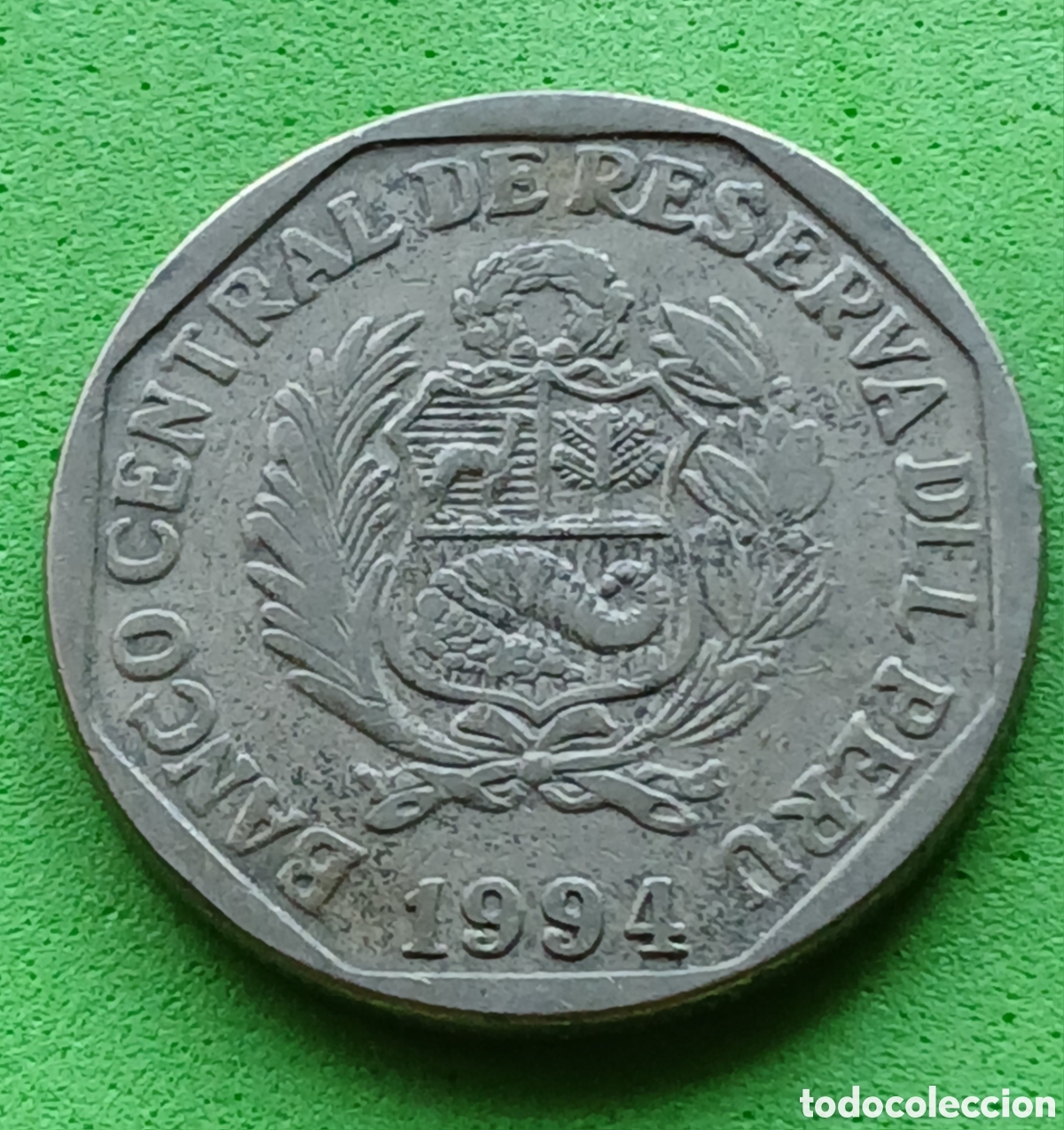 Monedas antiguas de Am&eacute;rica: Per&uacute; 1 nuevo sol 1994 km#308