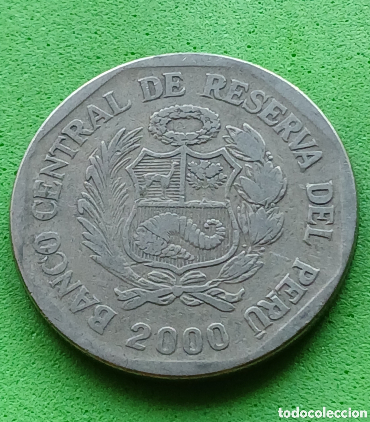 Monedas antiguas de Am&eacute;rica: Per&uacute; 1 nuevo sol 2000 km#308