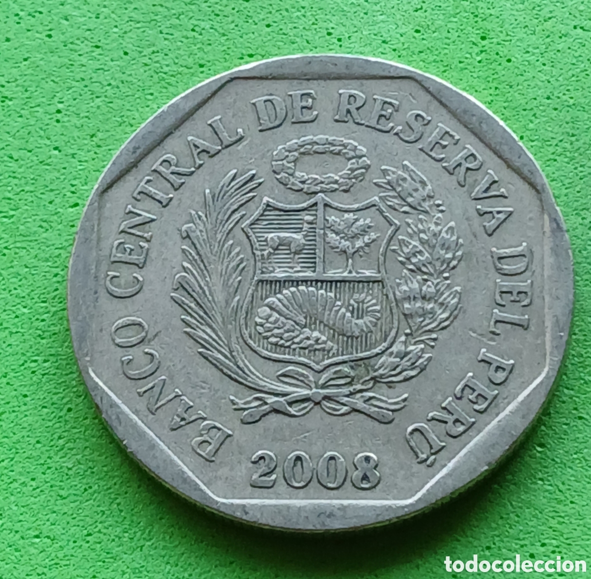 Monedas antiguas de Am&eacute;rica: Per&uacute; 1 nuevo sol 2008 km#308.4