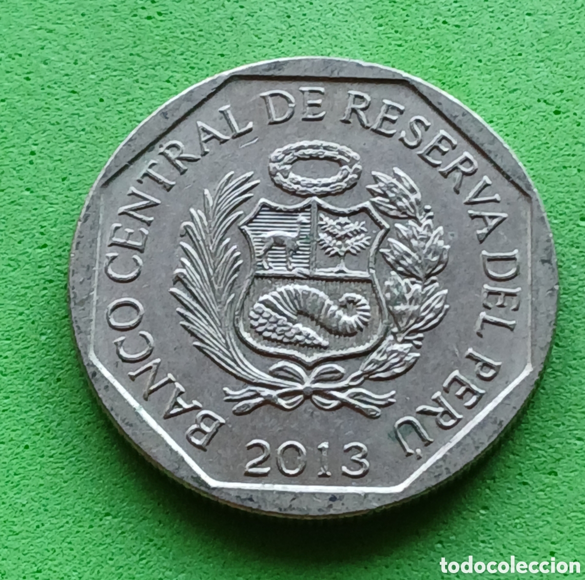 Monedas antiguas de Am&eacute;rica: Per&uacute; 1 nuevo sol 2013 km#366